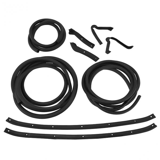 Corvette Weatherstrip Kit, Body Coupe 9 Piece, USA, 1963-1967