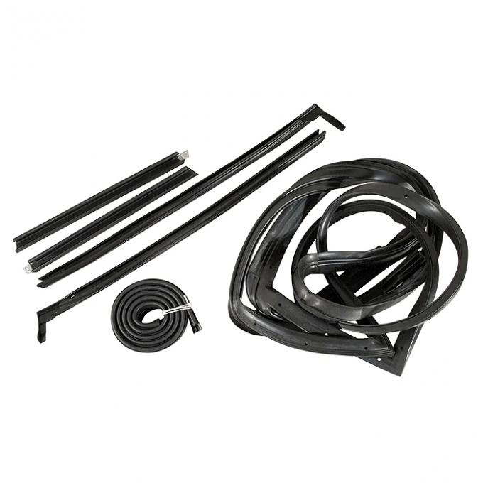 Corvette Weatherstrip Kit, Hardtop 6 Piece Correct, 1961-1962