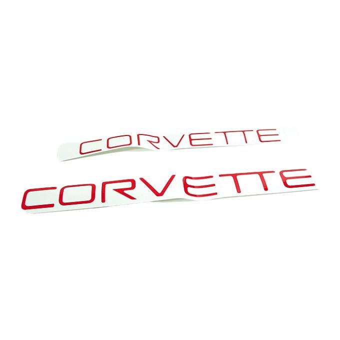 Corvette Lettering Kit, Red, 1991-1996
