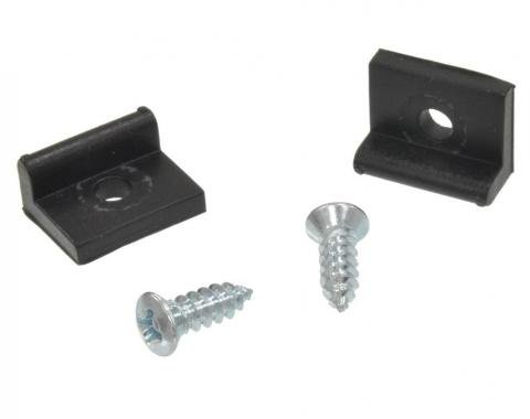 Corvette Gas Door Stops & Screws, 1953-1960