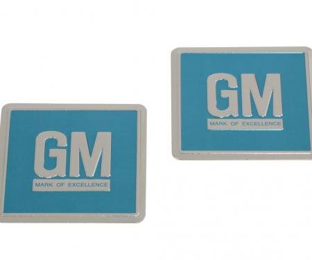 Redline Restomotive® 1967 Chevrolet Corvette 2 Piece GM Mark Of Excellence Decal Set
