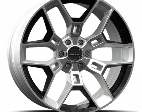 CARROLL SHELBY WHEELS Shelby CS45 22x9.5 Chrome Powder w/Black Inserts CS45-395512-CP