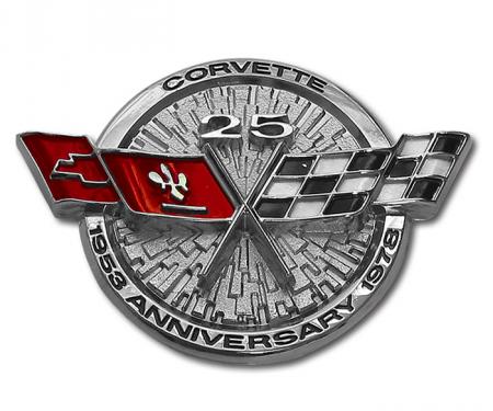 Corvette Gas Door Emblem, 1978