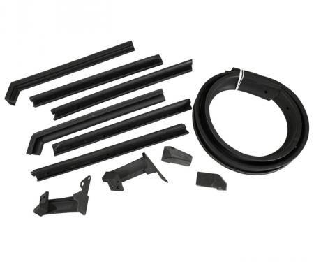 Corvette Convertible Top Weatherstrip Kit, 1956-1958