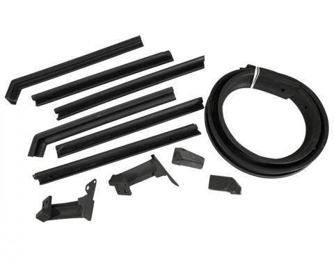 Corvette Convertible Top Weatherstrip Kit, 1956-1958