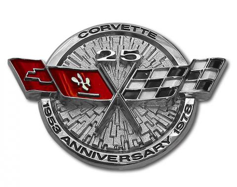 Corvette Gas Door Emblem, 1978