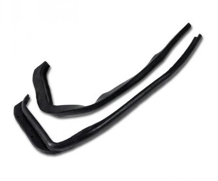 Corvette Weatherstrip, Door Drip Rail, Left, USA, 1956-1959 Early