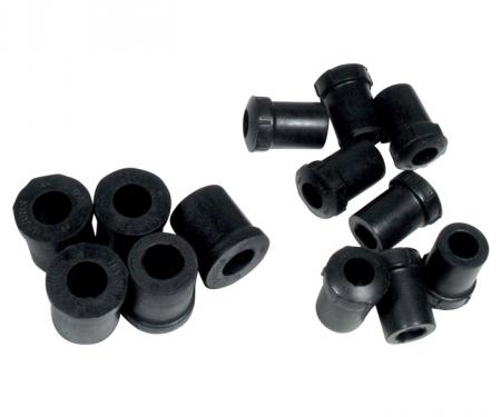 Corvette Rear Spring Bushing Set, 12 Piece, 1953-1962