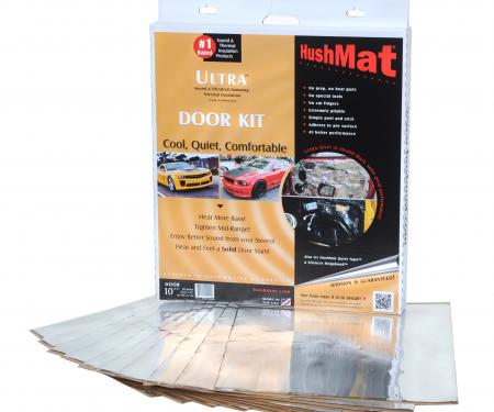 HushMat Door Kit - Silver Foil with Self-Adhesive Butyl-10 Sheets 12" x 12" ea 10 sq ft 10201