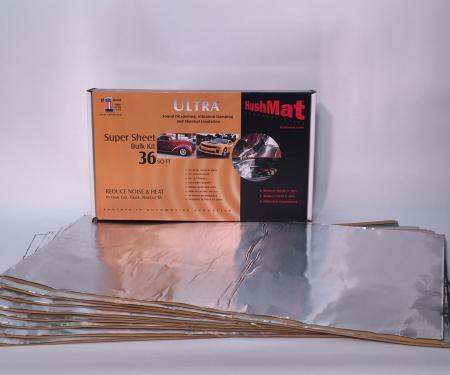 HushMat Super Bulk Kit - Silver Foil with Self-Adhesive Butyl-1 Sheet 18" x 32" ea 10801