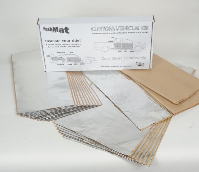 HushMat Raised Roof Cab 68 in to 72 in Sleeper - Sleeper and Floor Insulation Kit 81120