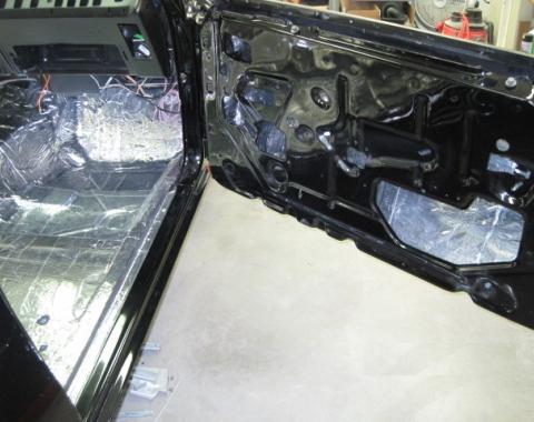 HushMat Ford Mustang 1971-1973   Door Sound Deadening Insulation Kit 612713