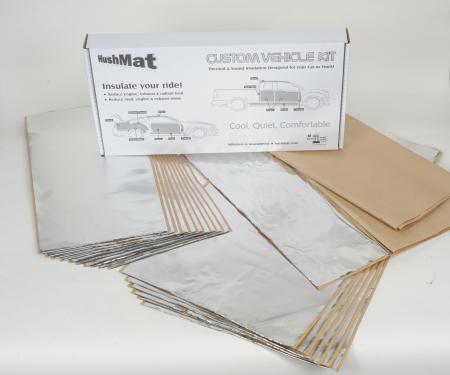 HushMat Mid Roof Cab 68 in to 72 in Sleeper - Sleeper and Floor Insulation Kit 81114