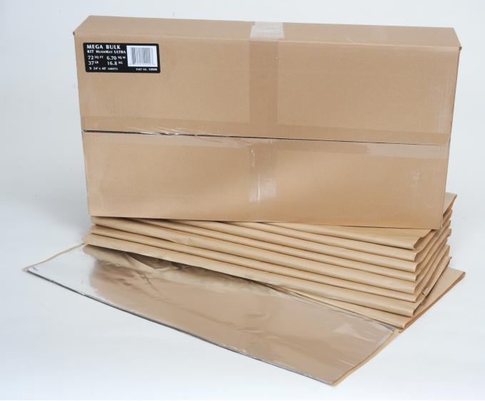 HushMat Mega Bulk Kit - Silver Foil with Self-Adhesive Butyl-9 Sheets 24" x 36" ea 72 sq ft 10900