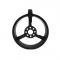 Trim Parts 1968 Chevrolet Corvette Black Telescopic Lock Ring, Each 5066