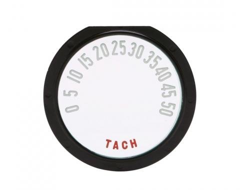 Trim Parts 1953-54 Chevrolet Corvette Tachometer Face W/Numbers, Each 5110