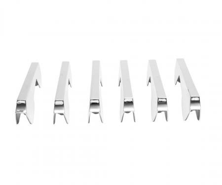 Trim Parts 1963 Chevrolet Corvette Wheel Cover Trim Bar, Set of 6 5071A