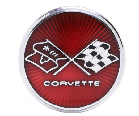 Trim Parts 1975-76 Chevrolet Corvette Fuel Door Emblem, Each 5962