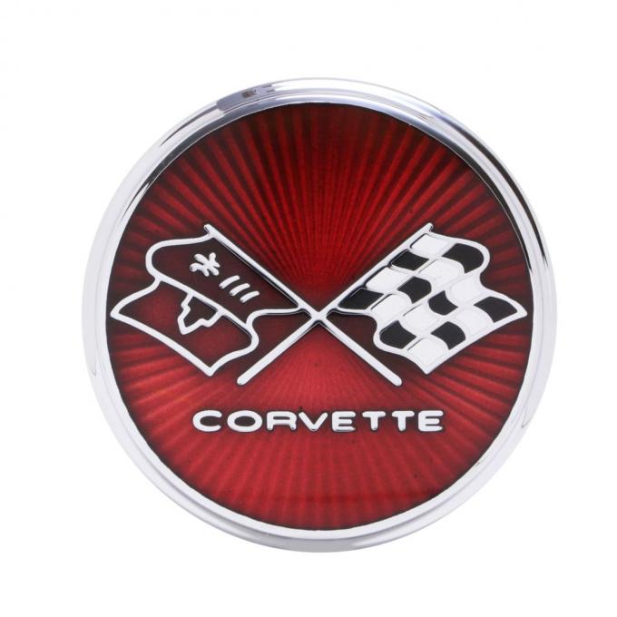 Trim Parts 1975-76 Chevrolet Corvette Fuel Door Emblem, Each 5962