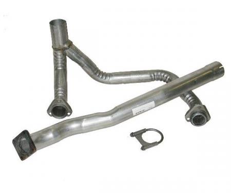 Corvette Exhaust Pipe, Front Y, 1976-1979