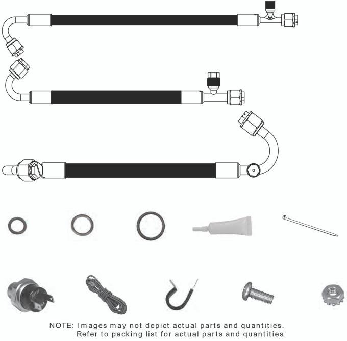 Vintage Air 1958-59 Chevrolet Pickup SureFit™ Reduced Barrier Standard Hose Kit 521201