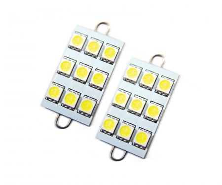 Oracle Lighting 44mm 6 LED 3 Chip, Loop Festoon Bulbs, White, Pair 5209-001