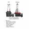 Oracle Lighting H4 VSeries LED Headlight Bulb Conversion Kit, 6000K V5231-001