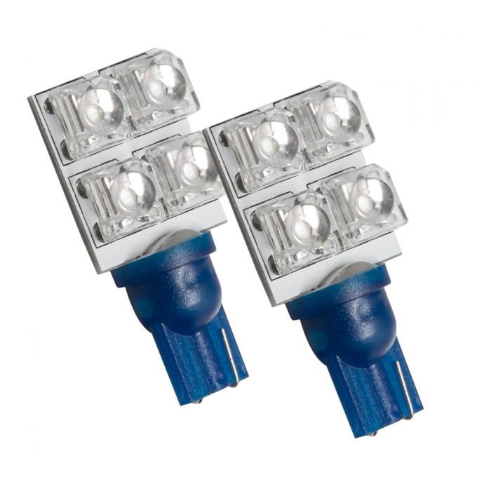 Oracle Lighting T10 Flank 4 LED Bulb, Green, Pair 4805-004