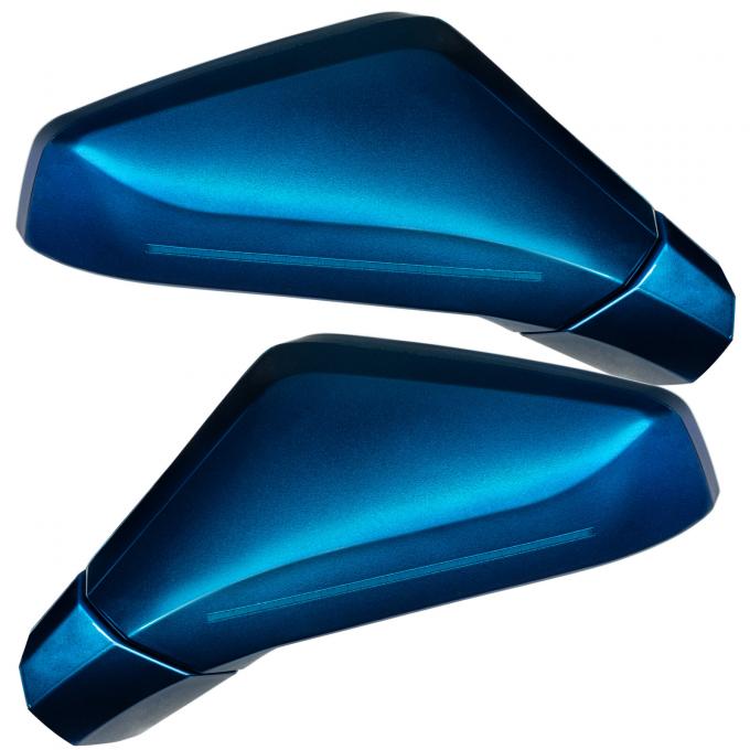 Oracle Lighting XM Concept Side Mirrors, Ghosted, Blue Stream Tintcoat (512Q) 3902-504-512Q-G