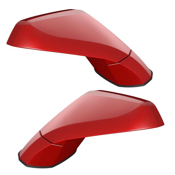 Oracle Lighting XM Concept Side Mirrors, Ghosted, Precision Red (946L) 3902-504-946L-G
