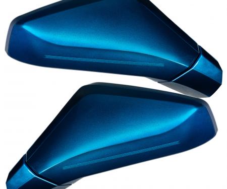 Oracle Lighting XM Concept Side Mirrors, Ghosted, Blue Stream Tintcoat (512Q) 3902-504-512Q-G