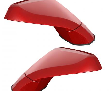 Oracle Lighting XM Concept Side Mirrors, Ghosted, Precision Red (946L) 3902-504-946L-G