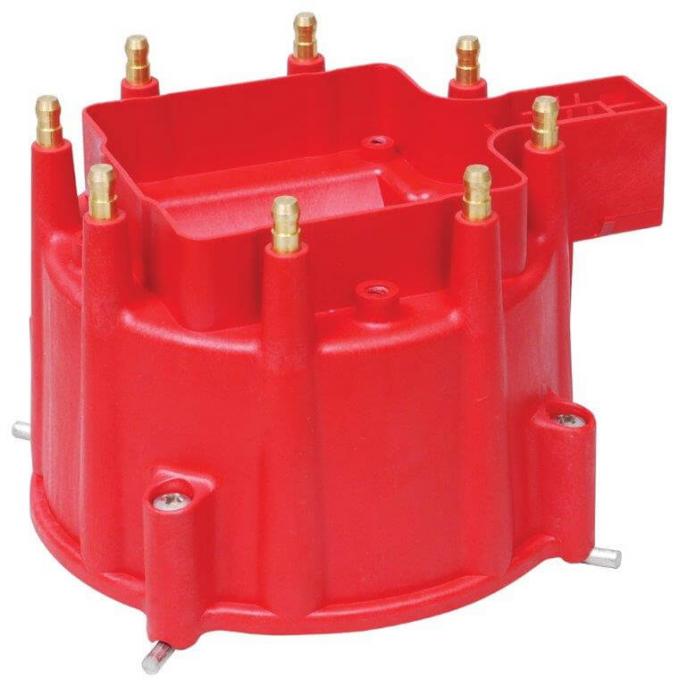 MSD GM HEI Distributor Cap, Red 8411