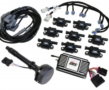 MSD DIS Direct Ignition System Kit, Black 601513