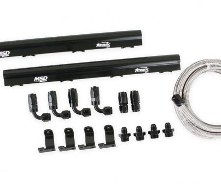 MSD Atomic EFI Billet Fuel Rail Kit 2725