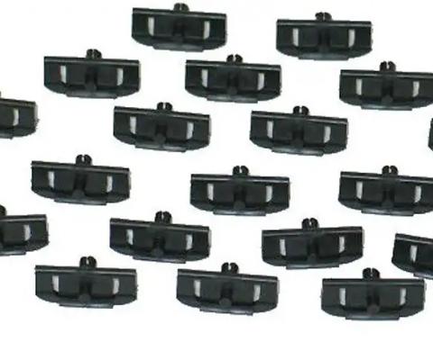 Corvette Rear Window Molding Clip Set , 21 Piece, 1978-1982