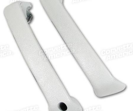 Corvette Door Pull Straps, White, 1965