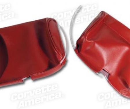 CA 1967 Chevrolet Corvette Headrest Covers Vinyl
