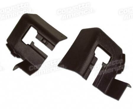 Corvette Rear Quarter Panel Extensions, Black Coupe (20), 1974-1977