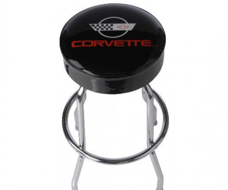 Corvette Counter Stool, C4 Emblem