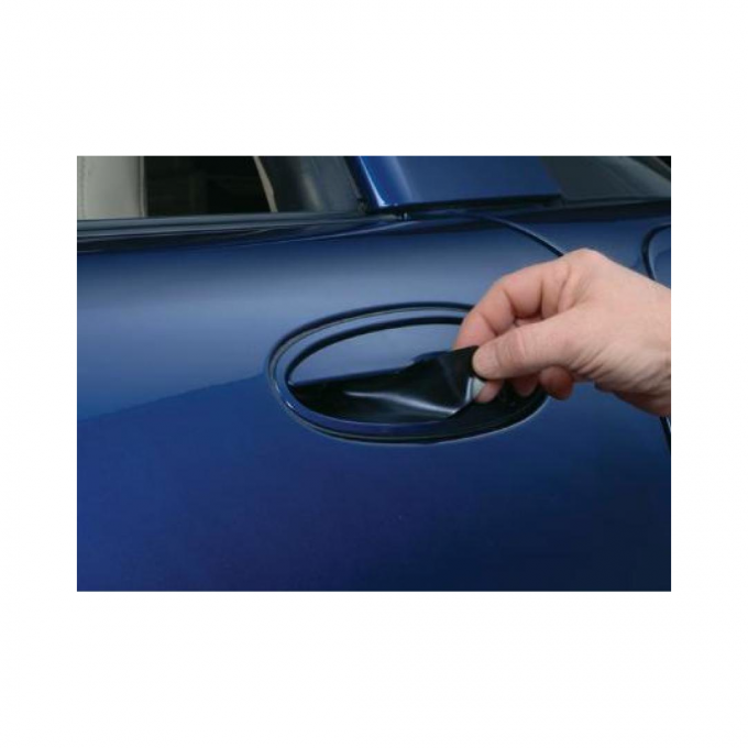 Corvette Door Handle Scratch Guards, Black, 2000-2004