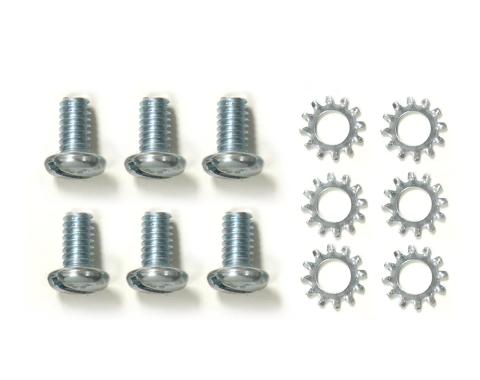 Corvette Water Pump Backplate Screw Set, 6 Piece, 1956-1962