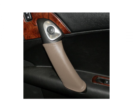 Corvette Leather Door Pull Wraps, Cashmere, 2005-2013