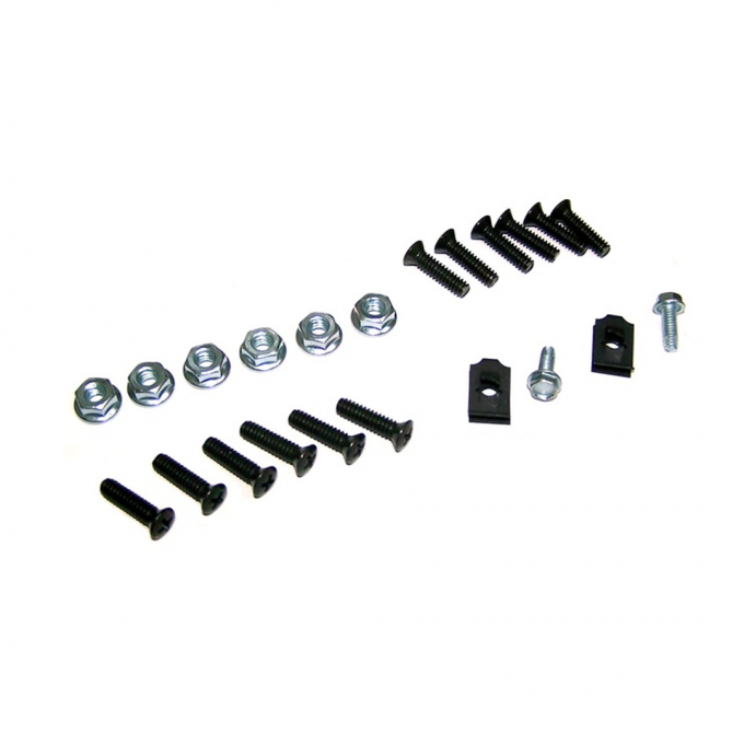 Corvette Rocker Panel Molding Attaching Kit, 1970-1974 Early