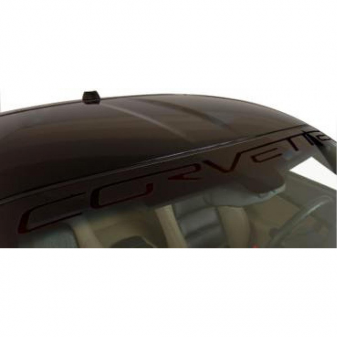 Corvette Windshield Letters, Black 2005-2013