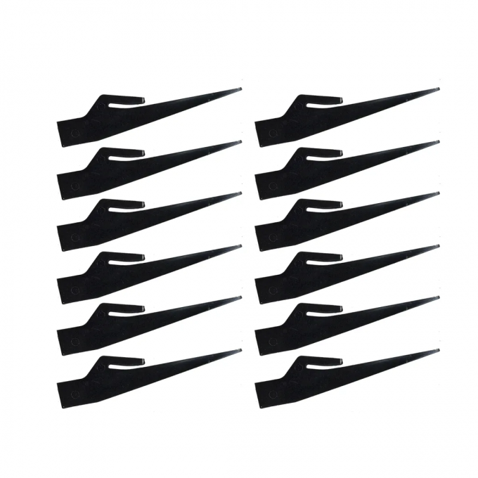 Corvette Side Vent Louvers, 12 Piece Set, 1984-1990