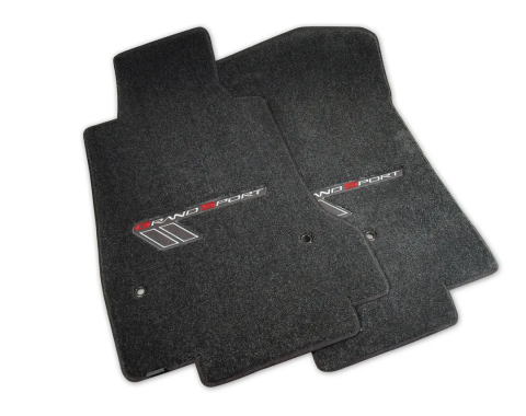 Lloyd Velourtex 2 Pc Front Mats, 962 Ebony, Logo 819238