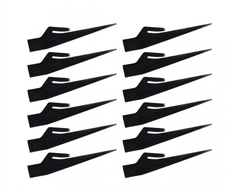 Corvette Side Vent Louvers, 12 Piece Set, 1984-1990