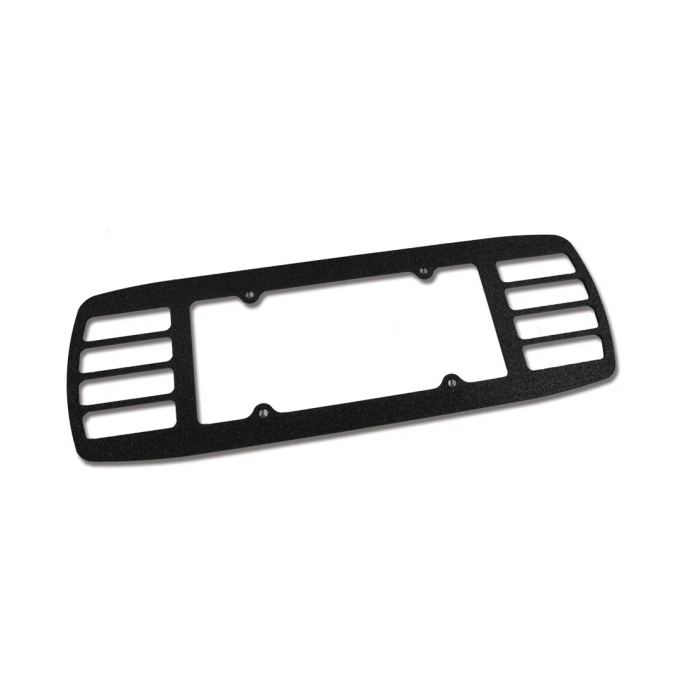 Corvette License Louver, Acrylic Black, 1997-2004