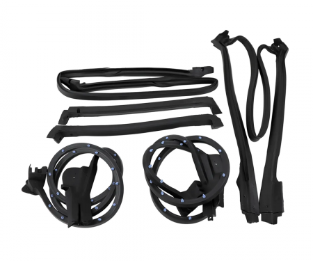 Corvette Weatherstrip Kit, Coupe Body 6 Piece, USA, 1990-1996